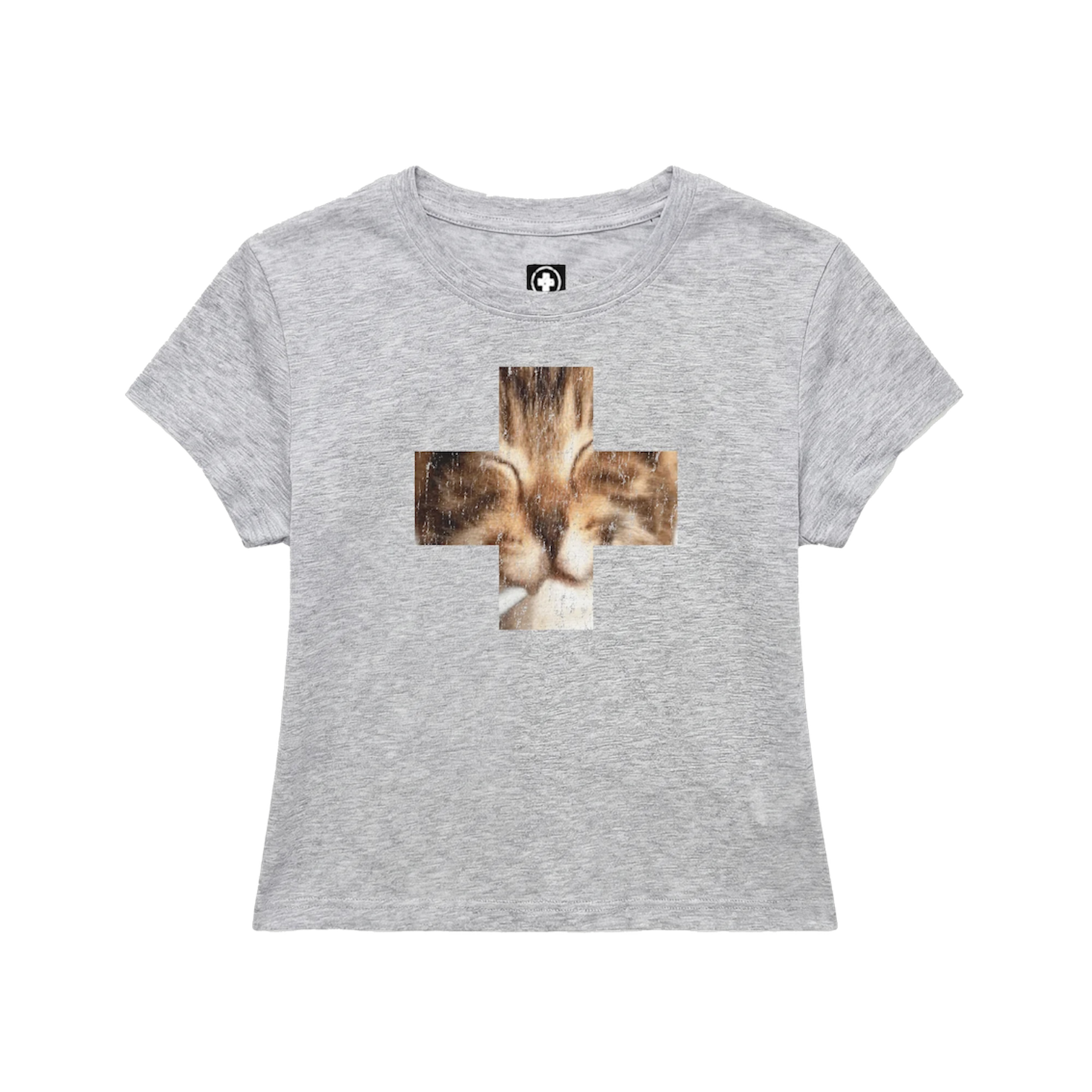 CAT WOMAN T-SHIRT GRAY