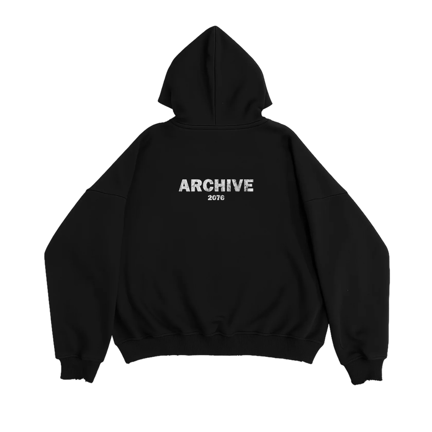 ARCHIVE ZIP-HOODIE BLACK