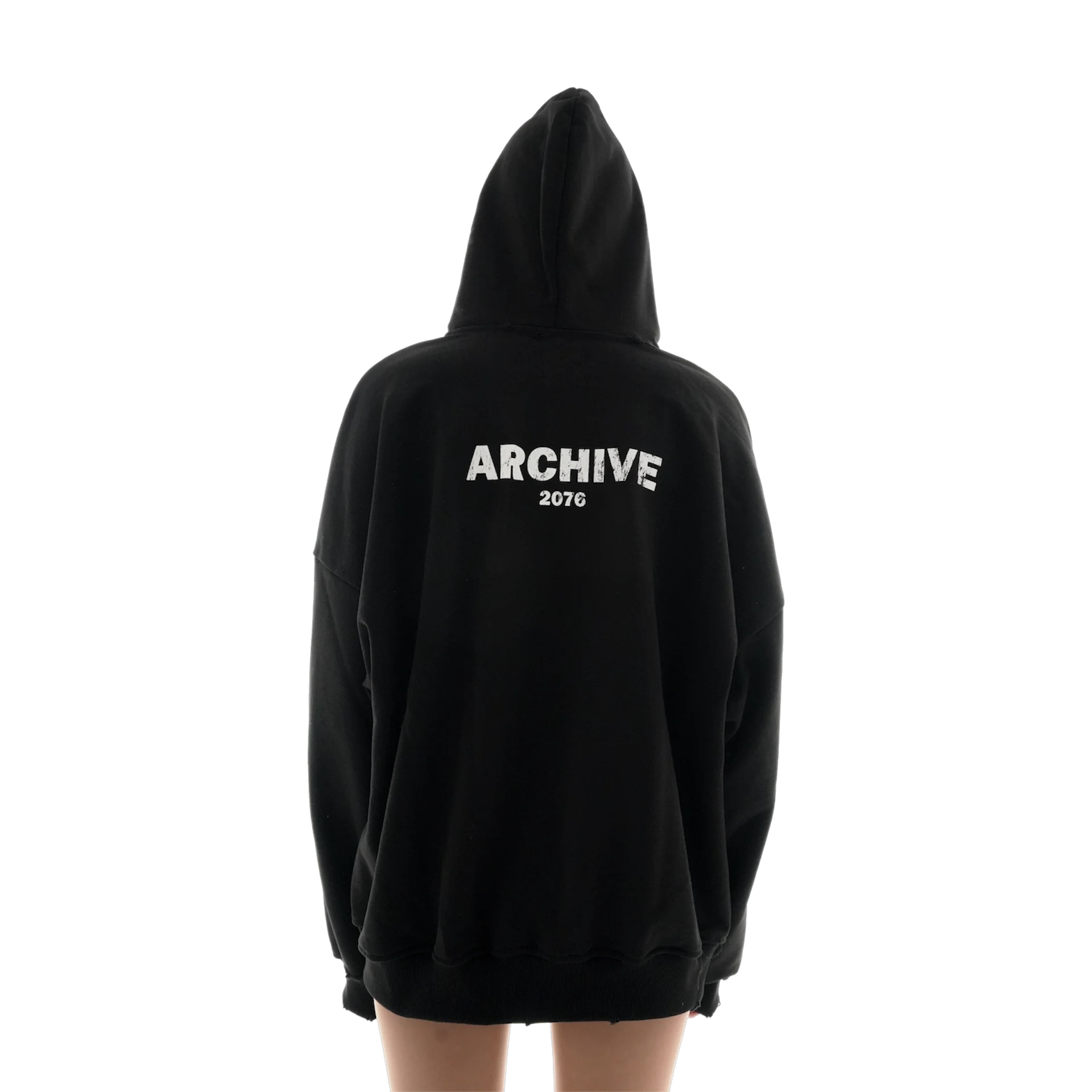 ARCHIVE ZIP-HOODIE BLACK