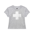 WW+ WHITE WOMAN T-SHIRT GRAY