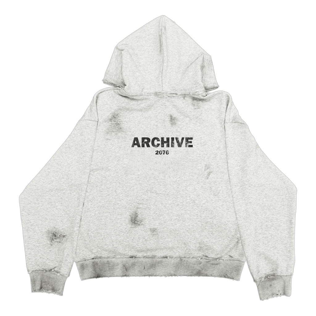 ARCHIVE ZIP-HOODIE GRAY