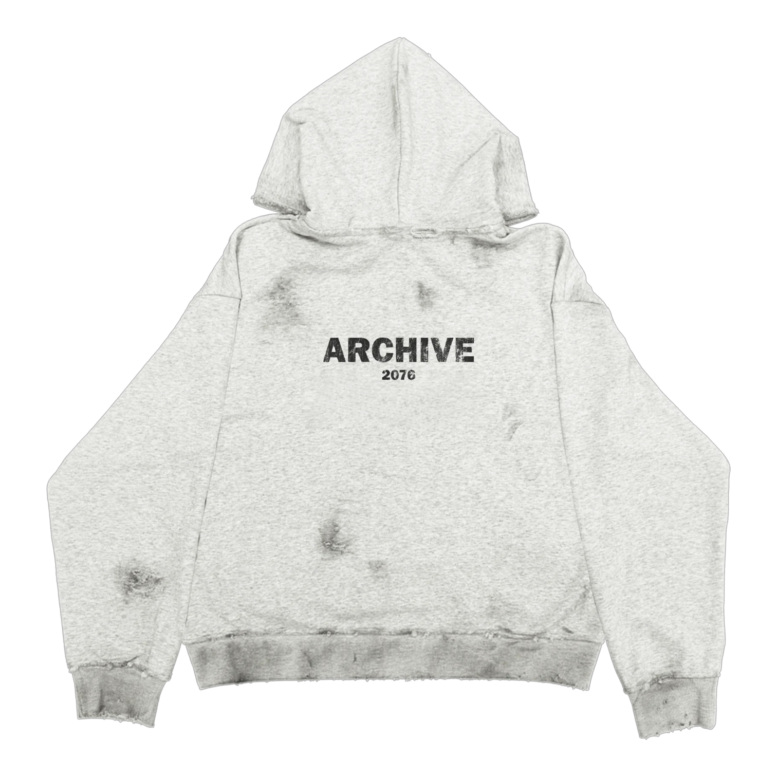 ARCHIVE ZIP-HOODIE GRAY