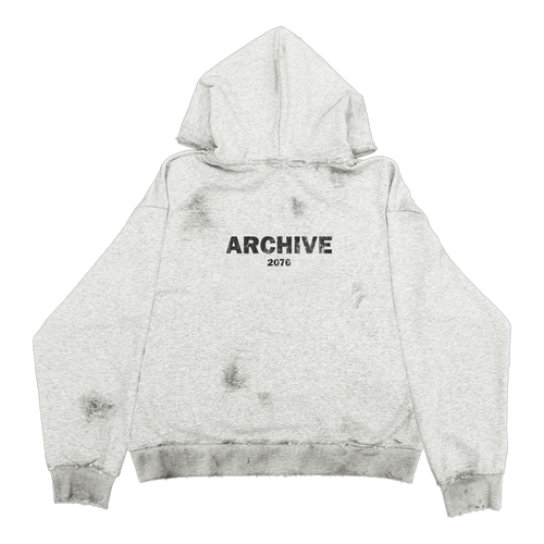 ARCHIVE ZIP-HOODIE GRAY